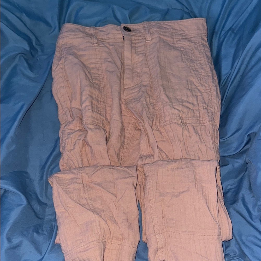 Pink linen Pants